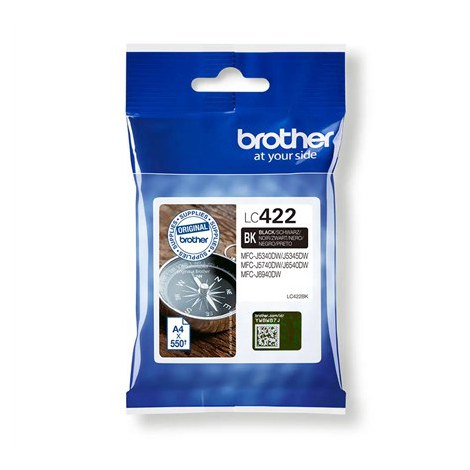 Brother LC | 422 | Black | Ink cartridge | 550 pages
